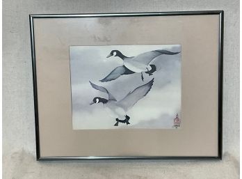 (MC70) Chinese Signed Tipoon  Watercolor #718/750