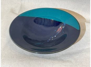 (MC87) Carol Ann Bauer NW Studio Pottery Large Signed Bowl 10'