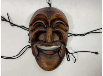 Moveable Wooden Korean Mask  ( #122)