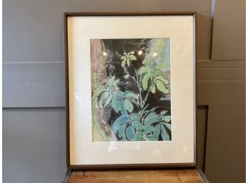 Mid Century Lou Wilson  Mixed Media Leaf (#091)