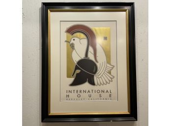 1939 David Lance Goines International House Framed Serigraph (#26)