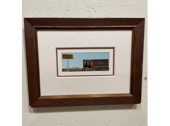 2012 Signed John Hughey Jesus Is Watching, Farmington New Mexico Framed Photography (#46)