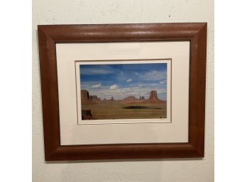 1998 Signed John Hughey Cloud Passing Framed Photography (#22)