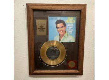 Special Edition Gold Plated Record Are You Lonesome Tonight/Can't Help Falling In Love By Elvis Presley (#39)