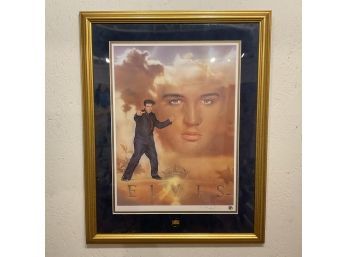 1993 Graceland Commissioned Signed Nate Giorgio Elvis The King Lithograph (#36)