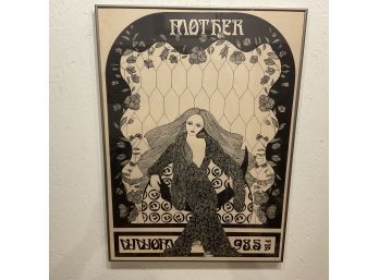 1971 Signed Karen Mother Framed Lithograph (#19)