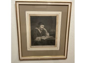 1700s William Baillie Engraving Framed (#10)