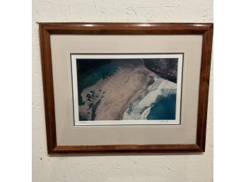 1989 Signed John Hughey Na Pali Framed Photography (#49)