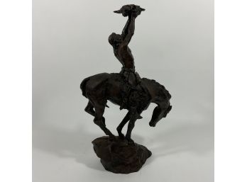 Buck McCain 'Prayer To The Healing Spirit' Franklin Mint 16 .5' Solid Bronze (shipping Available)