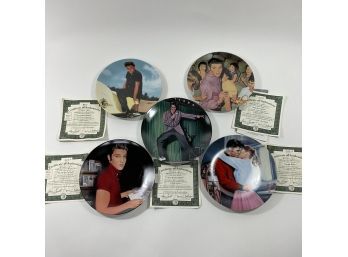 Lot Of 5 Elvis Collector Plates 1994 By Bradford Exchange