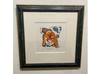 1990 Signed Cox The Apostle Framed Monoprint Number 1/1 (#58)