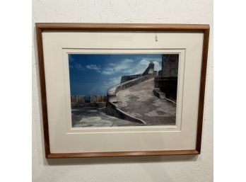 1995 Signed John Hughey The Sounds Of Ghosts Of El Morro Framed Photography (#70)