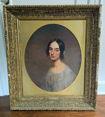 19th Century Portrait Of Mary Ann Bruen Taylor