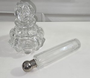 Baccarat Crystal Perfume Bottle & Vintage Scent Bottle