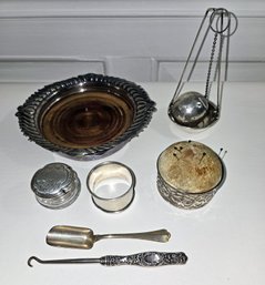 Mixed Lot Of Sterling Silver & Silverplate Items