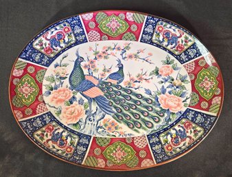 China Republic Imari-Style Porcelain Platter With Islamic Saying