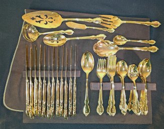 Reflections 1847 Rogers Bros. Gold Plated Flatware Set