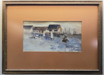 Artwork Grouping Of Esther Schryver - Northport Watercolorist - Nautical Series