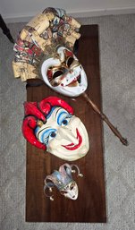 Three Wall Decor Mardi Gras - Venetian Style Masks