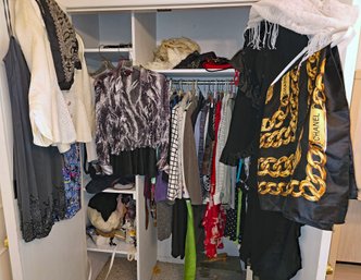 Contents Of Closet Contains Vintage Womens Apparel