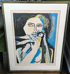 Ossip Zadkine Framed 1965 Lithograph Print