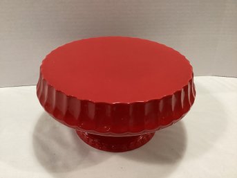 Nanette Lepore Red Cake Stand