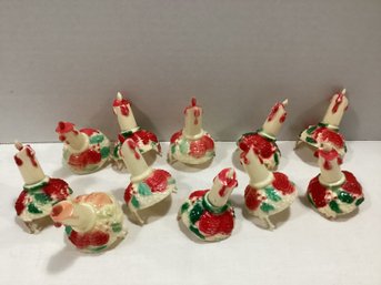 Vintage Plastic Candle Light Toppers