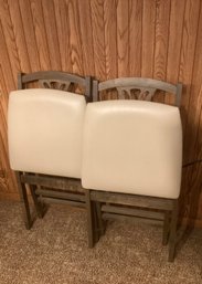 Pair Of Vintage Stakmore Folding Chairs