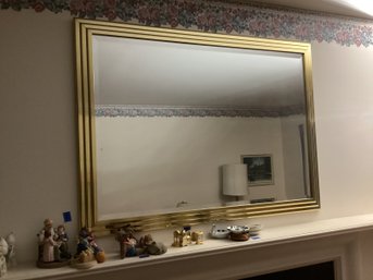 Gold Beveled Edge Mirror