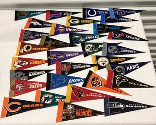 Mini NFL Football Pennants