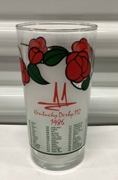 1986 Kentucky Derby Glass