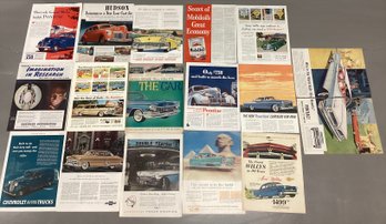 1930s-50s Car Magazine Ads