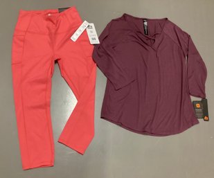 NWT Reebok Lightweight Top & Capri Pants