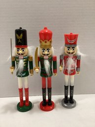 Set Of Three Plastic Nutcrackers