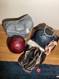 Vintage Bowling Balls, Bags, Shoes