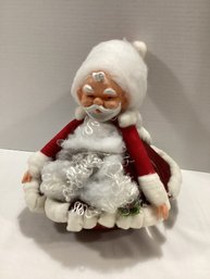 Santa Handcrafted From A Book