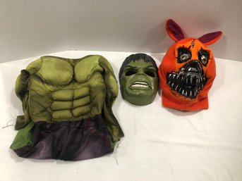 Kids Hulk Costume With Masks