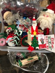 Santas, Ornaments And More