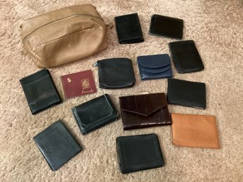 Collection Of Wallets Incl. Dior, Leather