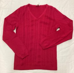 Talbots Fuschia Sweater