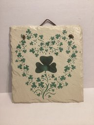 Slate Shamrock Wall Hanging