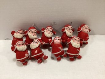 Flocked Santa String Light Covers