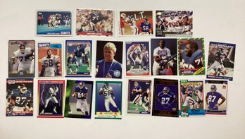 Vintage NY Giants Football Cards Incl. LT