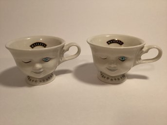 Pair Of Baileys Winking Eye Mugs Designed By Helen Hunt