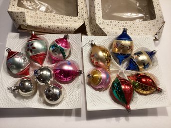 East Germany, Poland Vintage Christmas Ornaments