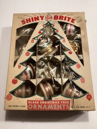 Vintage Shiny Brite Christmas Ornaments