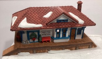 Dept 56 1987 New England Village Series Weston Station