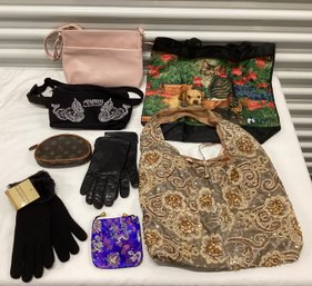 Purses, Tote Bags, Fanny Pack, Gloves