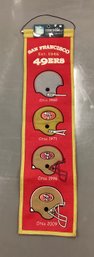 San Francisco 49ers Wool Heritage Banner