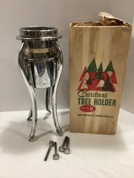 Vintage Christmas Tree Holder No. 14 With Box